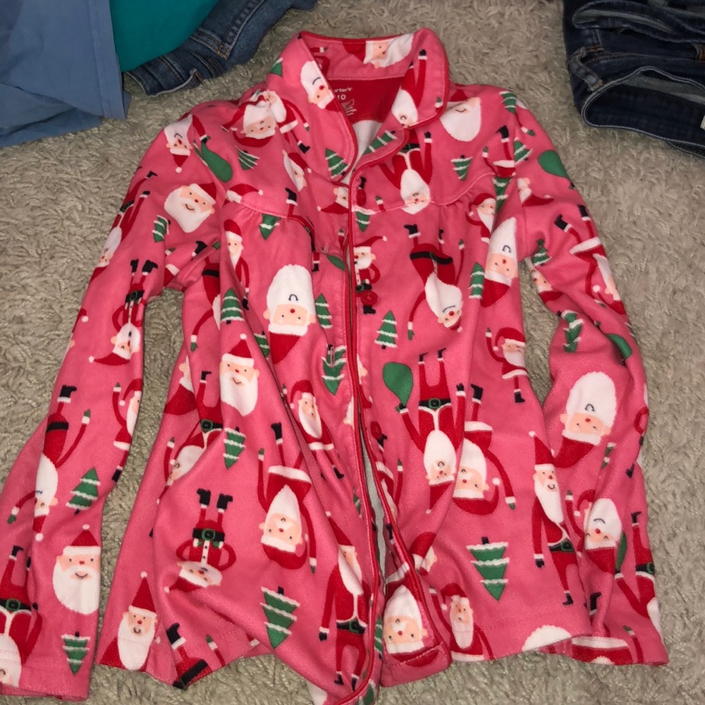 Girls Santa pajama set